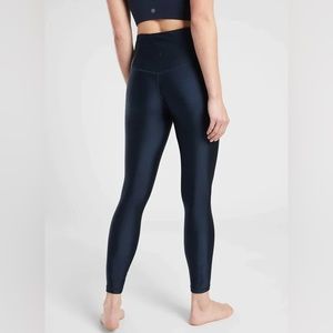 Athleta Elation Shine Tight Navy Size S